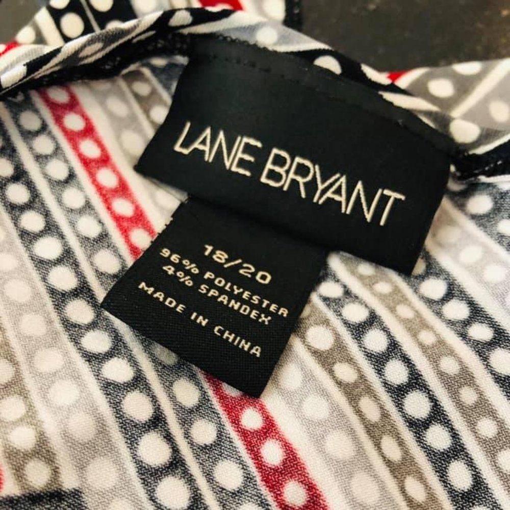 Lane Bryant wrap top blouse tie 18/20 - Picture 3 of 4